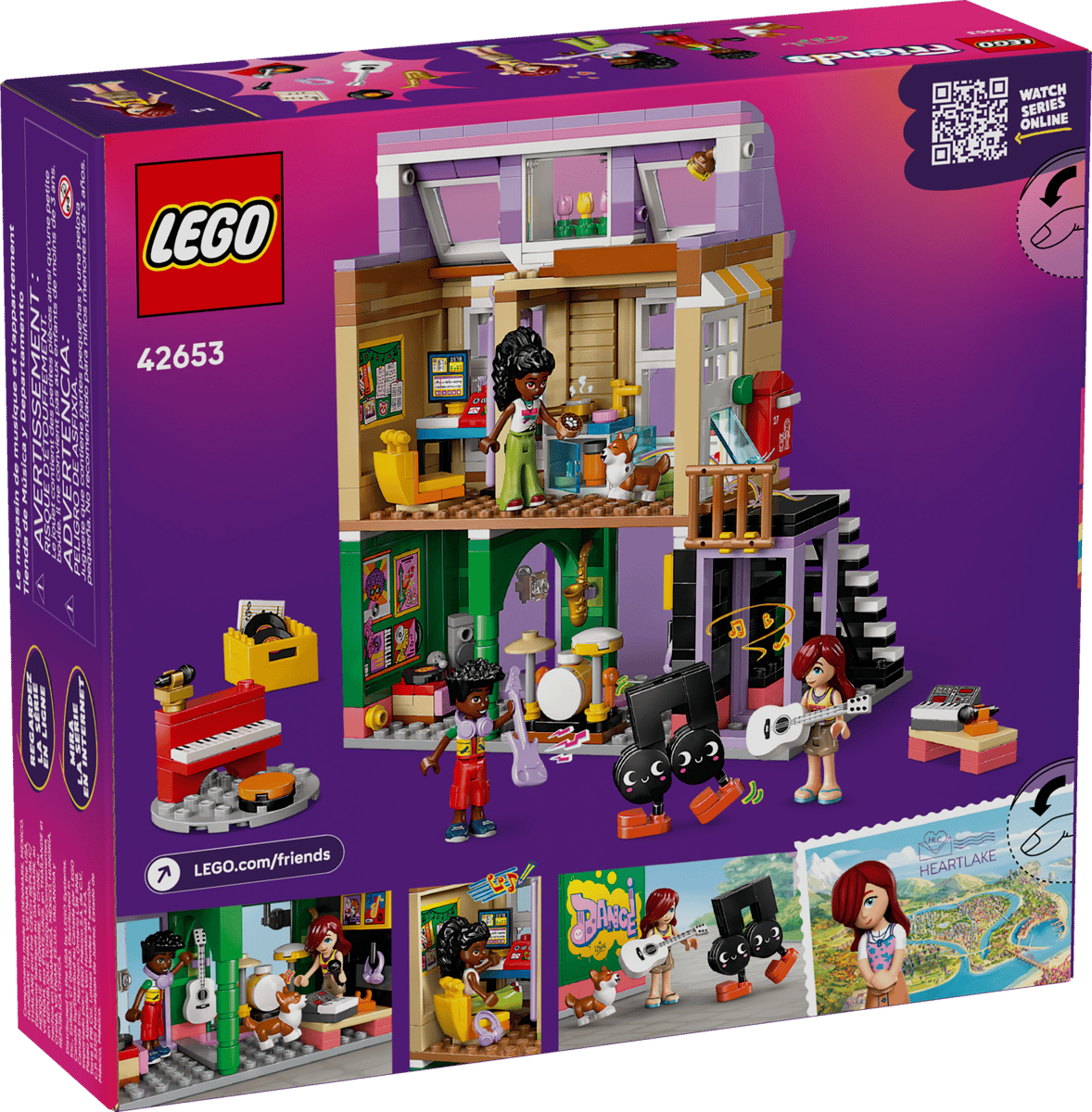 LEGO Friends Muziekwinkel en Appartement - 42653