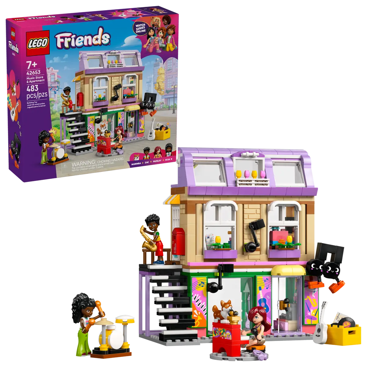 LEGO Friends Muziekwinkel en Appartement - 42653