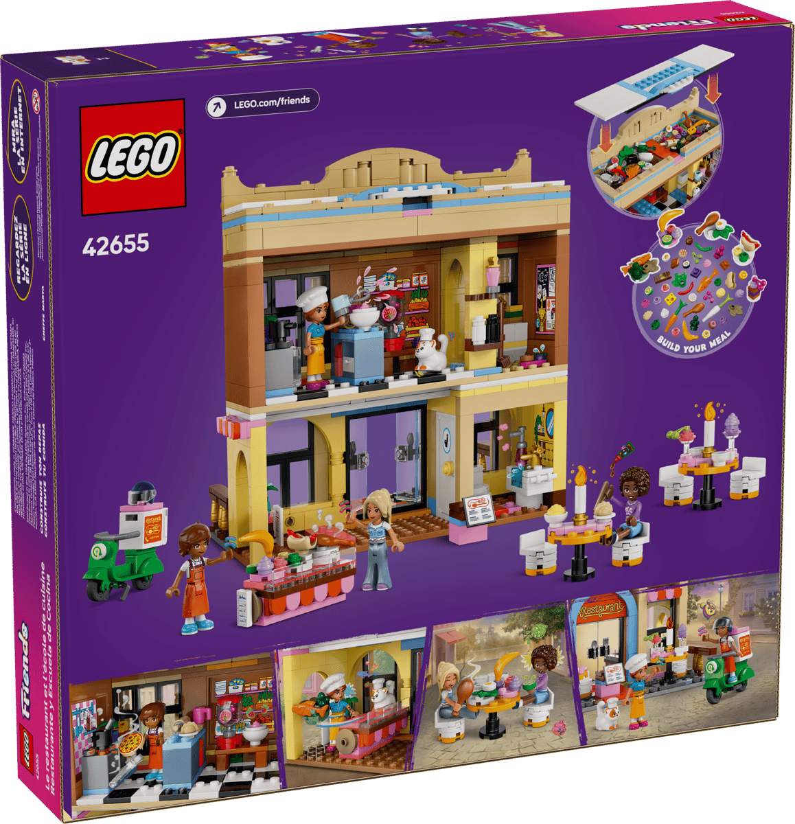 LEGO Friends Restaurant en kookschool - 42655