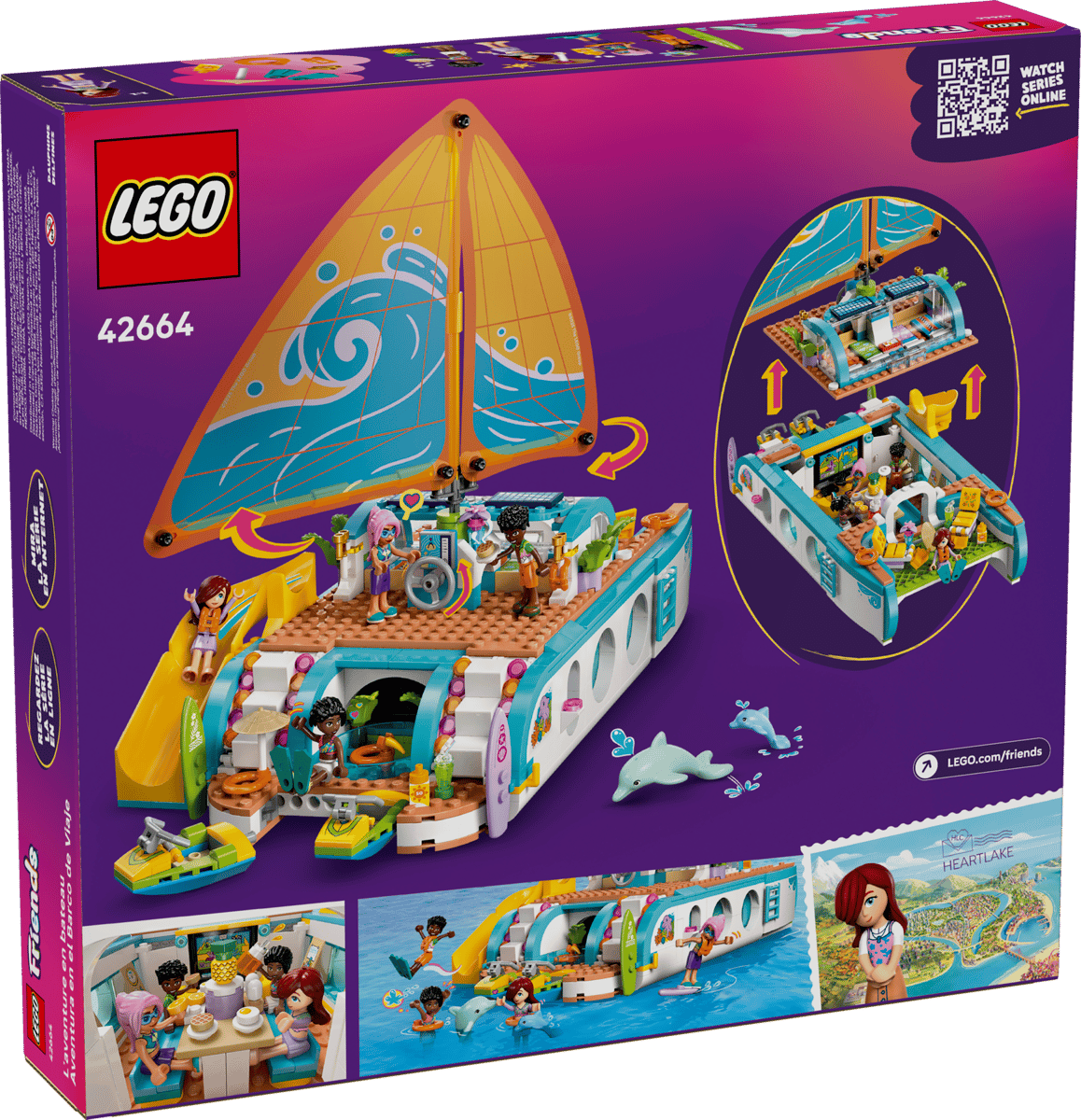LEGO Friends Avontuurlijke Bootreis - 42664