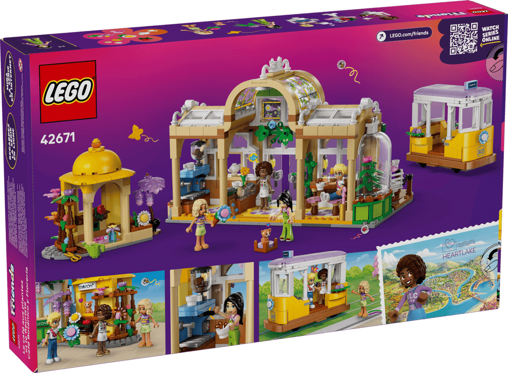 LEGO Friends Plantencafé en Bloemenwinkel - 42671
