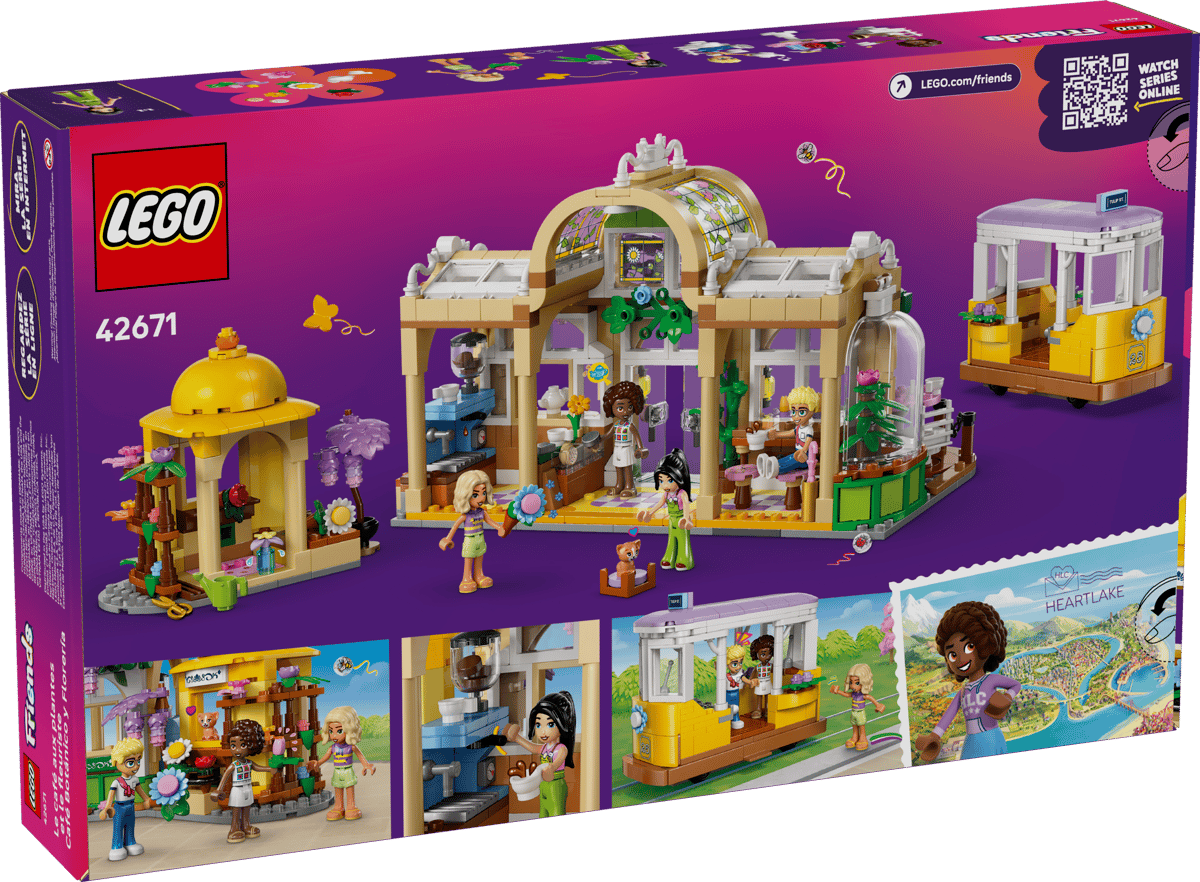 LEGO Friends Plantencafé en Bloemenwinkel - 42671