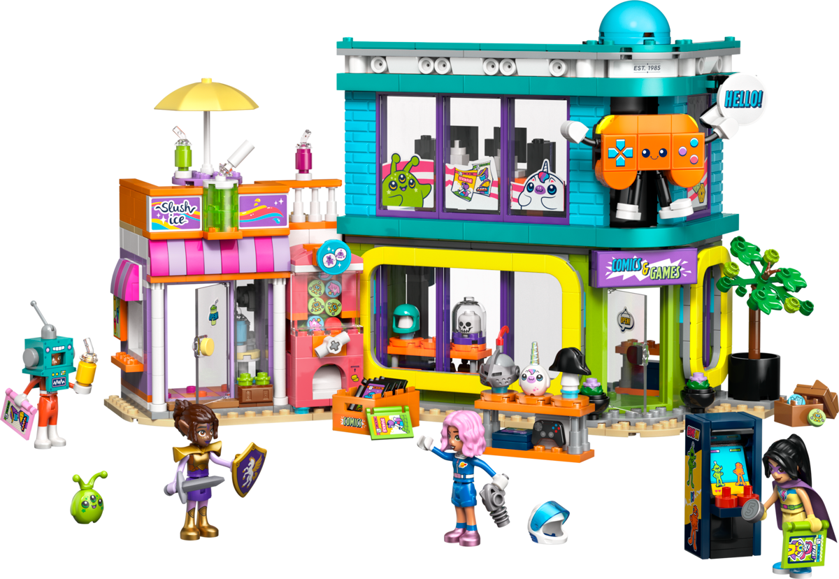 LEGO Friends Stripboeken- en Gamewinkel - 42674