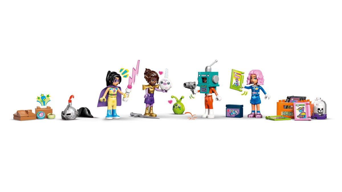 LEGO Friends Stripboeken- en Gamewinkel - 42674