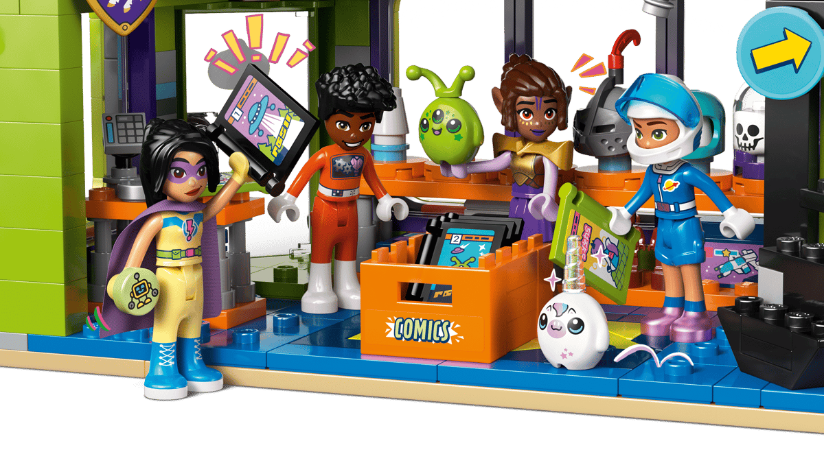 LEGO Friends Stripboeken- en Gamewinkel - 42674