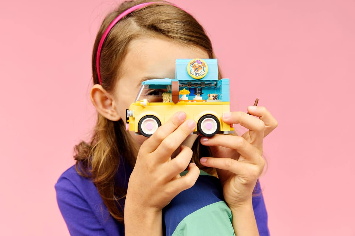 LEGO Friends Bestelwagen met dierenaccessoires - 42678