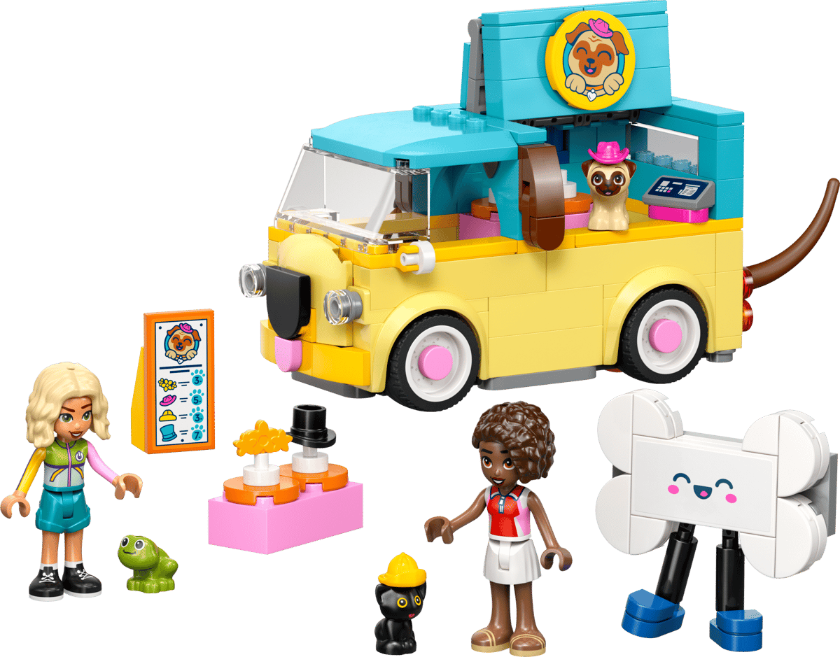 LEGO Friends Bestelwagen met dierenaccessoires - 42678
