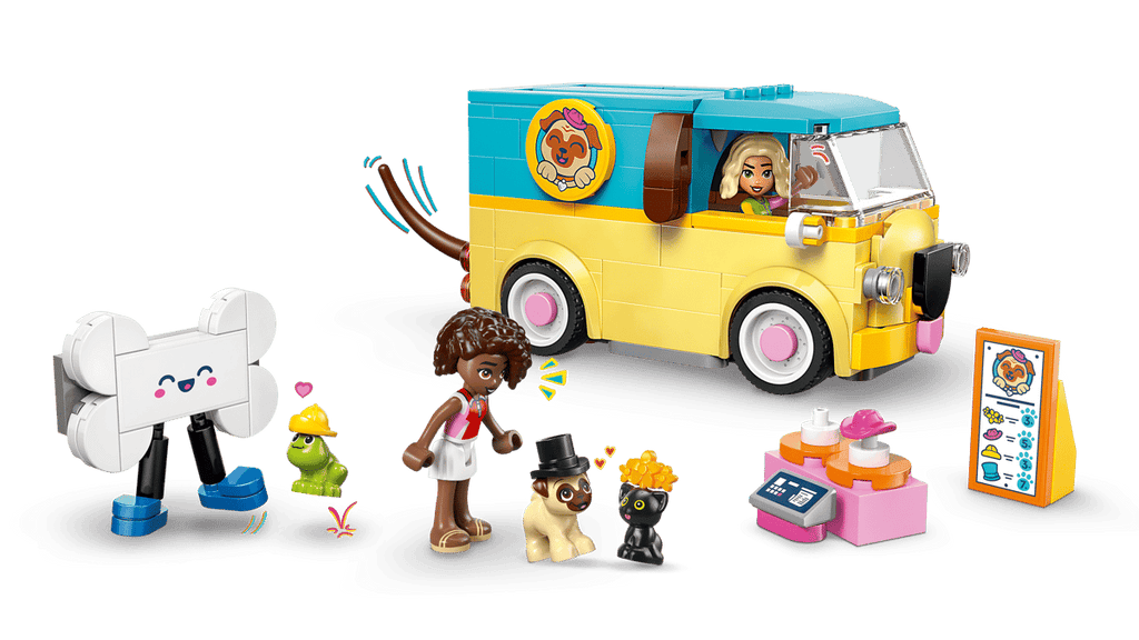LEGO Friends Bestelwagen met dierenaccessoires - 42678