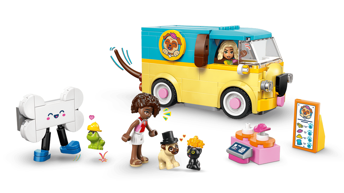 LEGO Friends Bestelwagen met dierenaccessoires - 42678