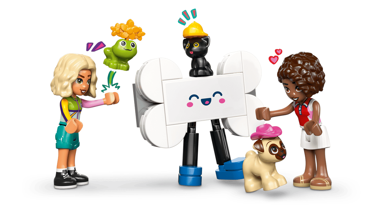 LEGO Friends Bestelwagen met dierenaccessoires - 42678