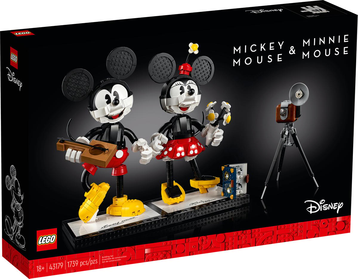 LEGO Disney - Mickey Mouse & Minnie Mouse Buildable Characters - 43179