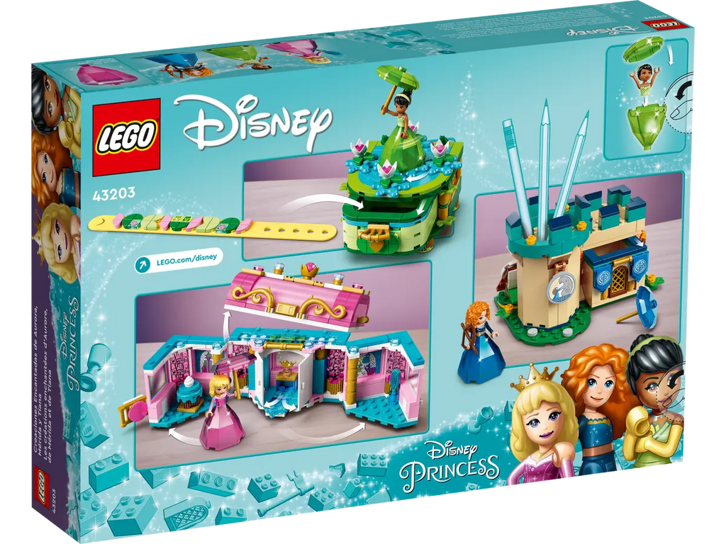 LEGO Disney Princess Aurora's, Merida's & Tiana's Betoverde Creaties - 43203