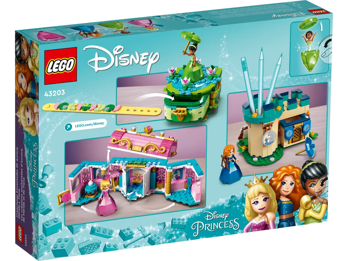 LEGO Disney Princess Aurora's, Merida's & Tiana's Betoverde Creaties - 43203