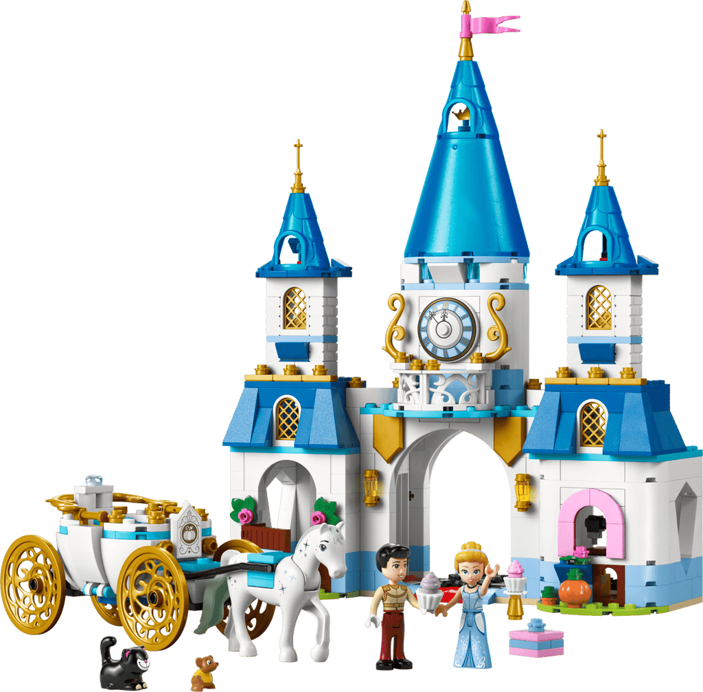 LEGO Disney Princess Assepoesters kasteel en paardenkoets - 43275