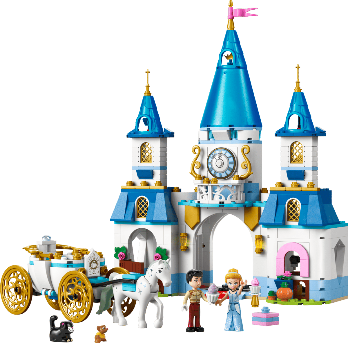 LEGO Disney Princess Assepoesters kasteel en paardenkoets - 43275
