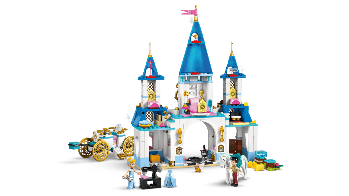 LEGO Disney Princess Assepoesters kasteel en paardenkoets - 43275
