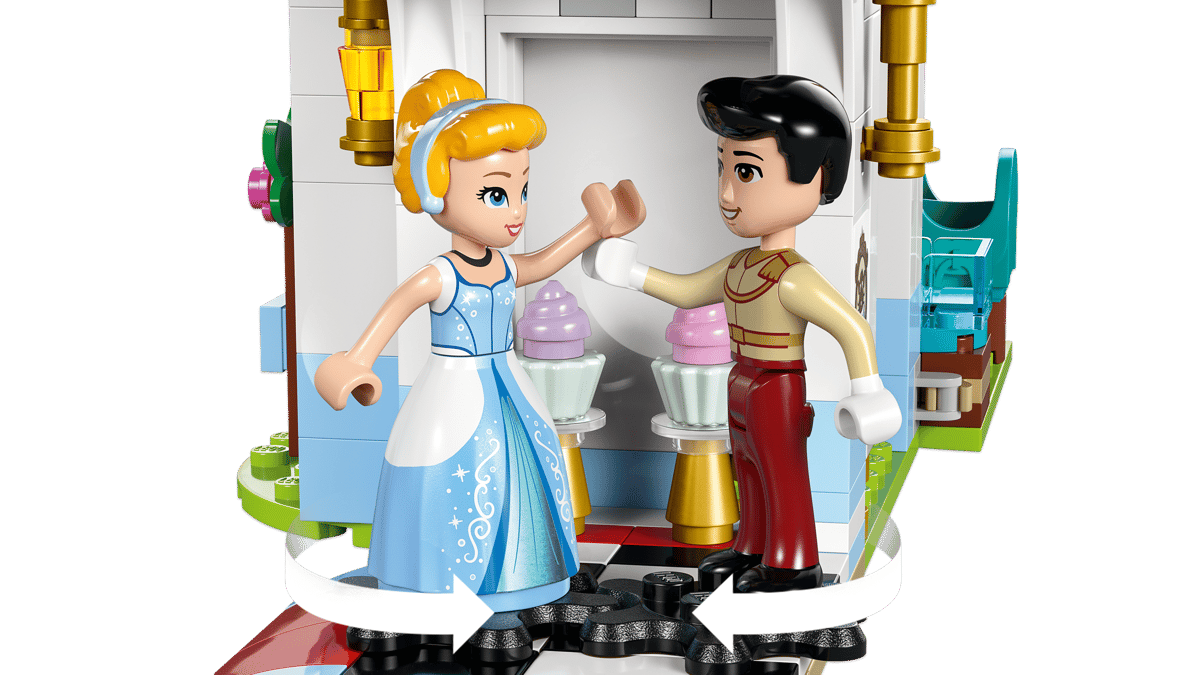 LEGO Disney Princess Assepoesters kasteel en paardenkoets - 43275