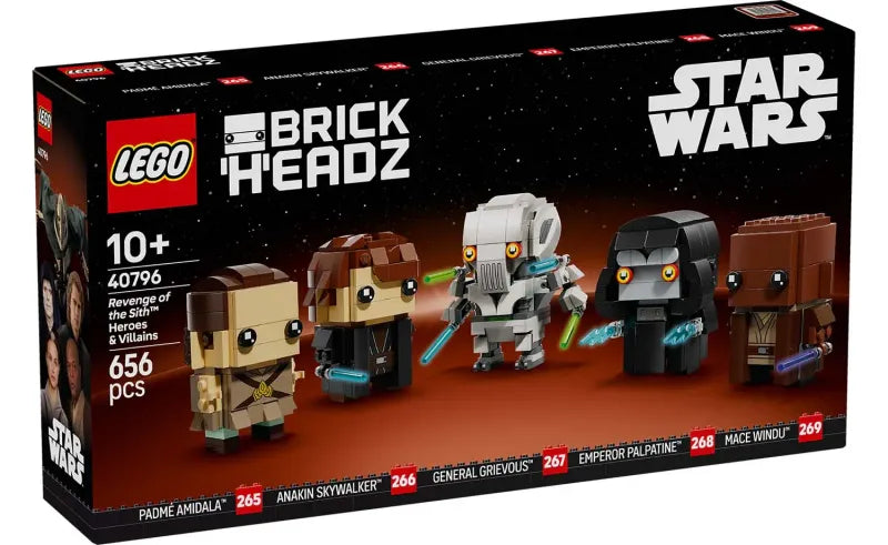 LEGO BrickHeadz Revenge of the Sith helden en schurken - 40796