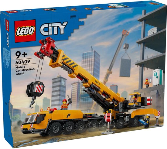 LEGO City Gele mobiele bouwkraan - 60409
