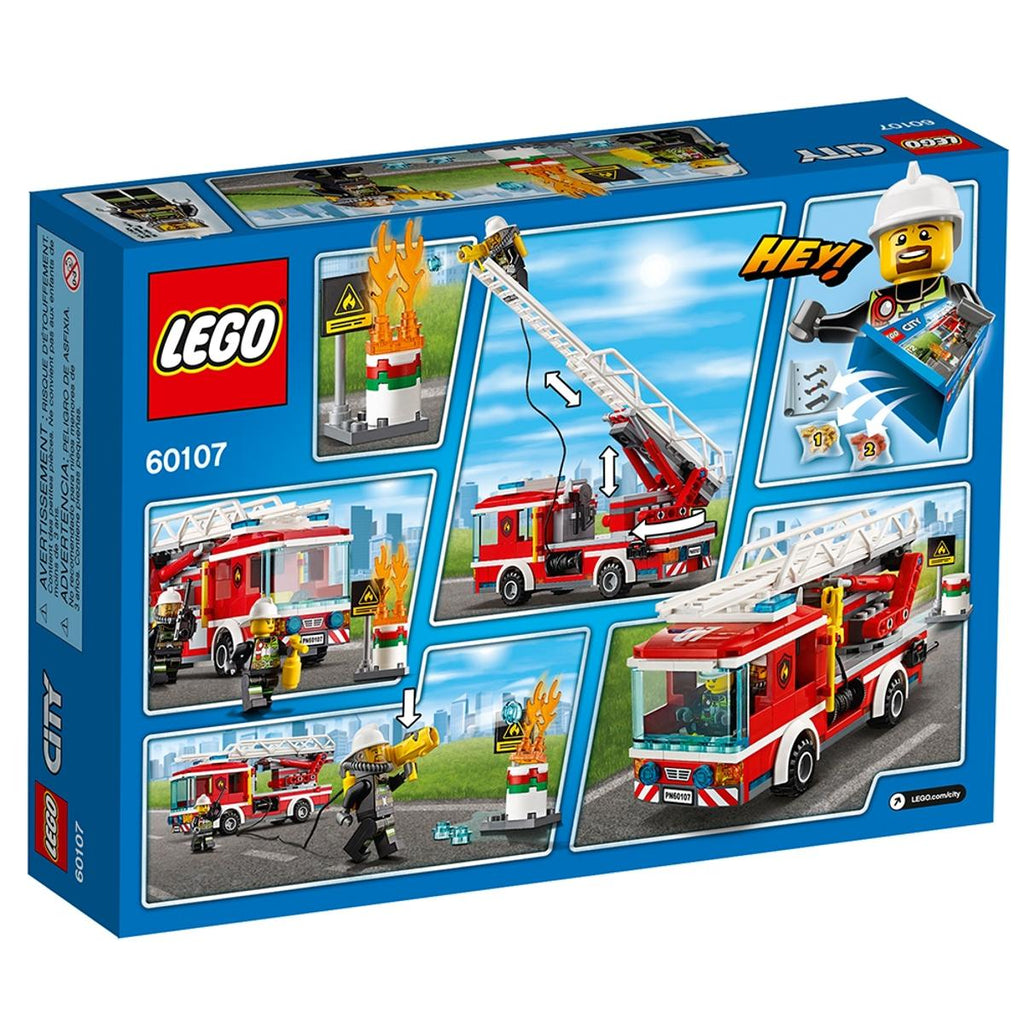 LEGO City Brandweer Ladderwagen - 60107