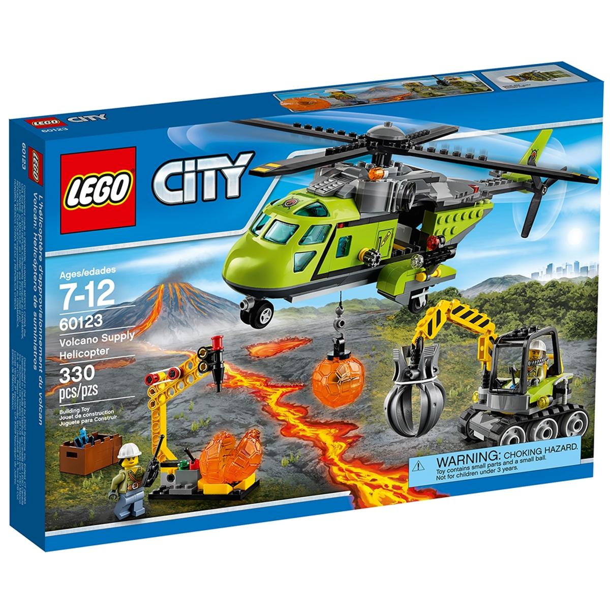 LEGO City Vulkaan bevoorradingshelikopter - 60123