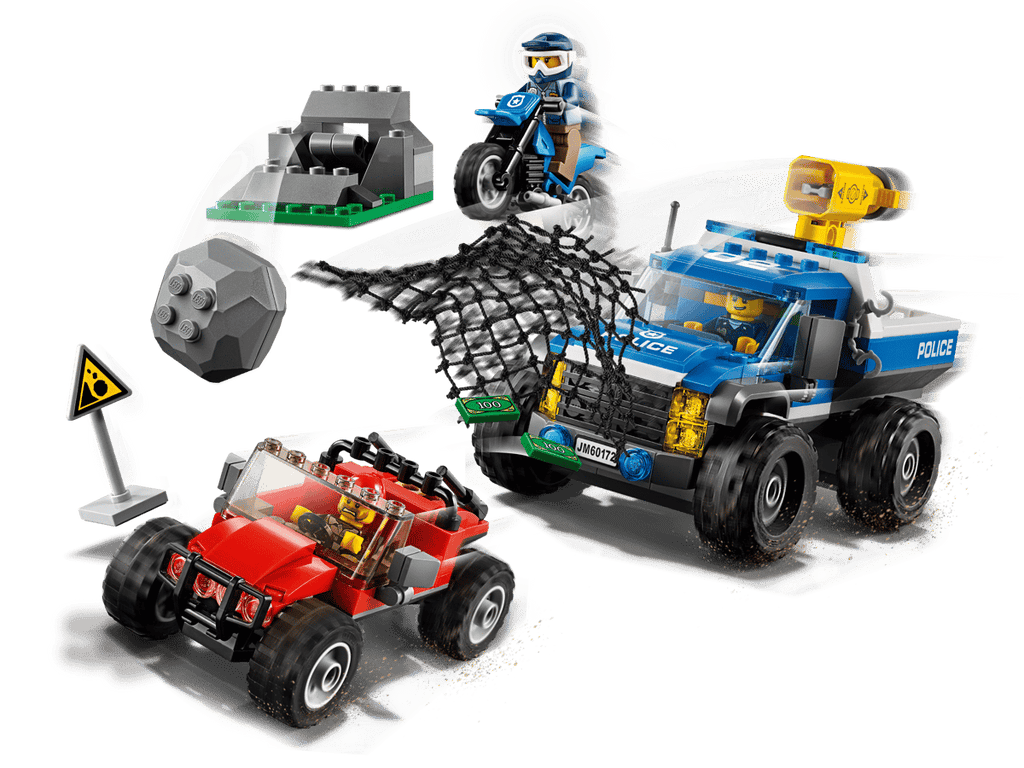 LEGO City Modderwegachtervolging - 60172