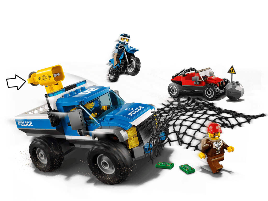 LEGO City Modderwegachtervolging - 60172