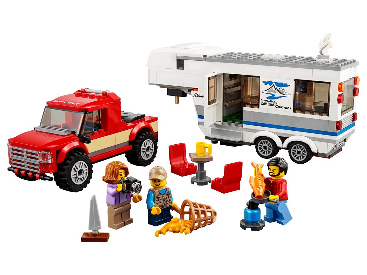 LEGO City Pick-uptruck en caravan - 60182
