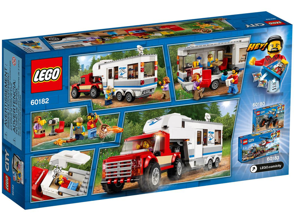 LEGO City Pick-uptruck en caravan - 60182
