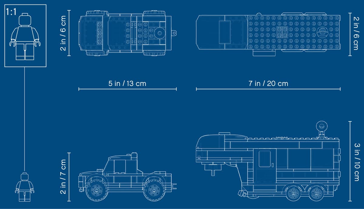 LEGO City Pick-uptruck en caravan - 60182