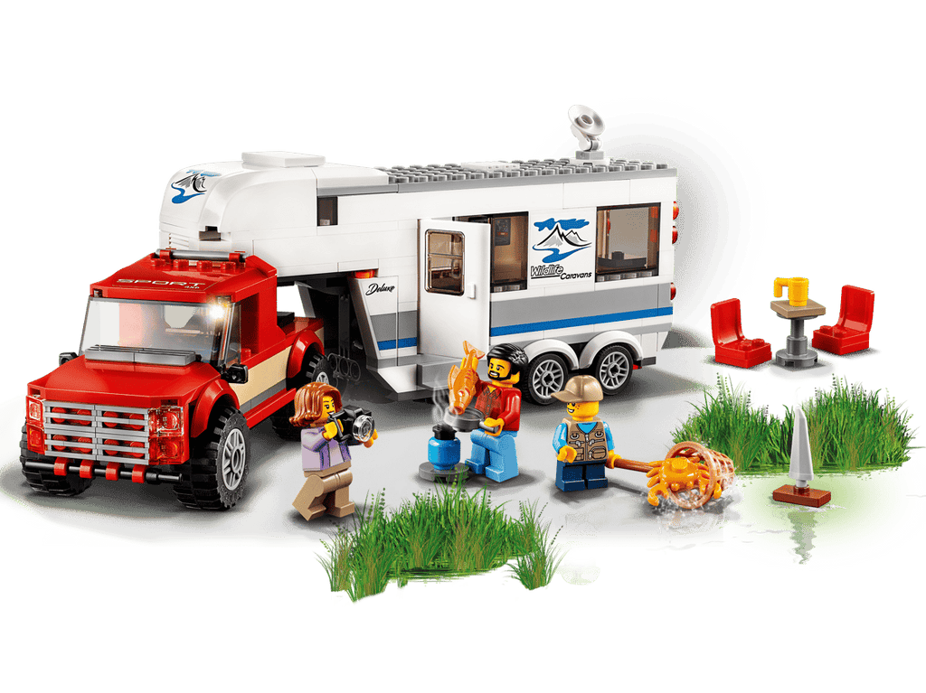 LEGO City Pick-uptruck en caravan - 60182