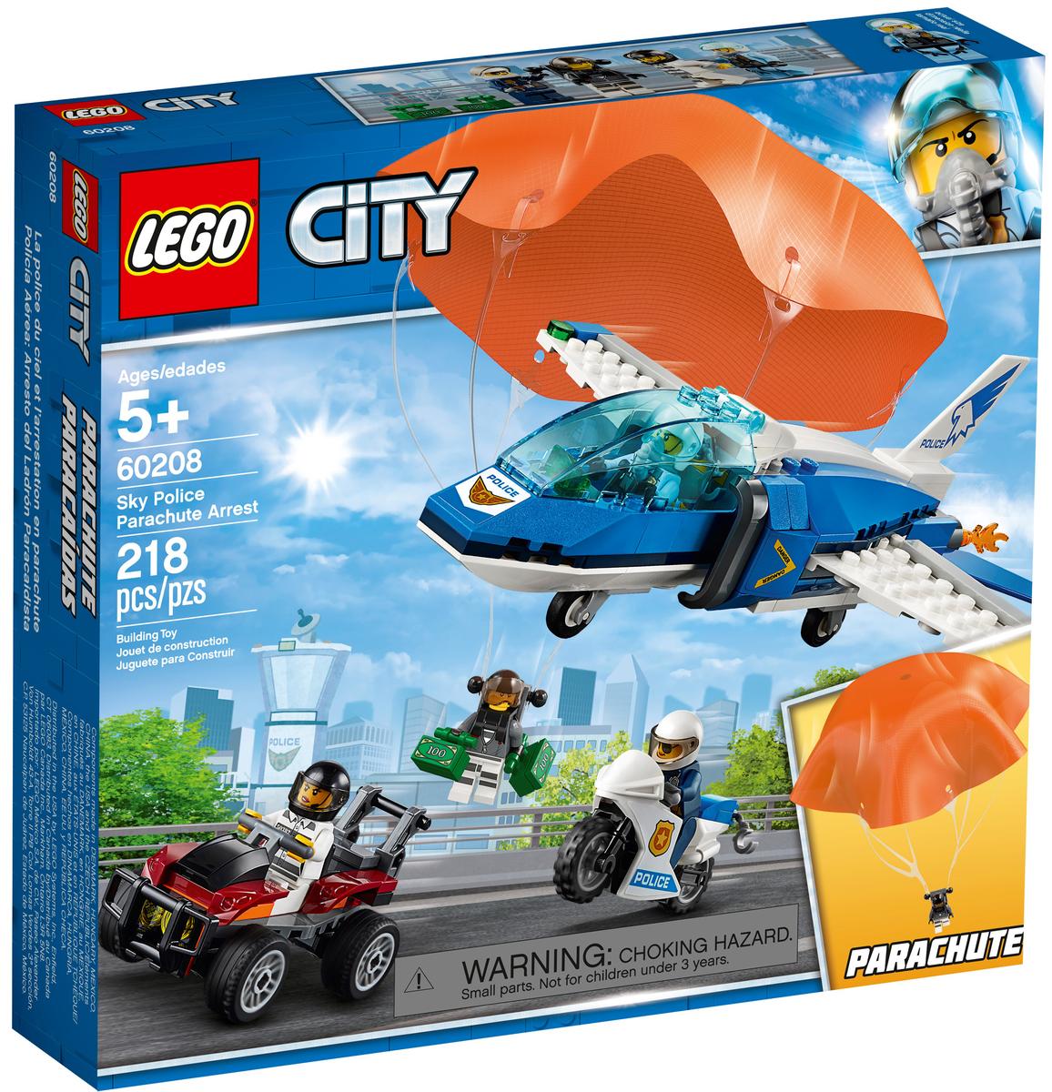 LEGO City Sky Police Parachute Arrest - 60208