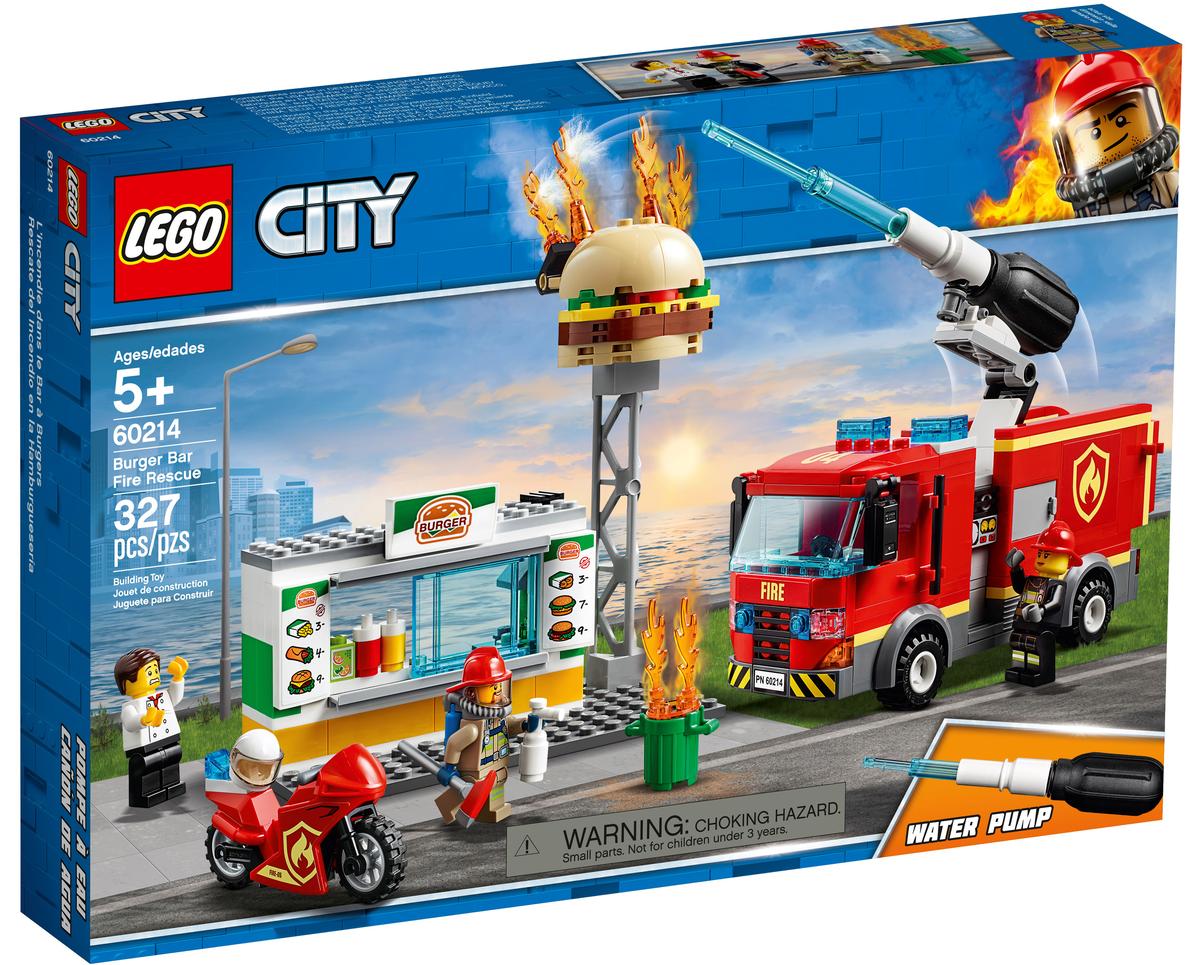 LEGO City Brand bij het hamburgerrestaurant - 60214