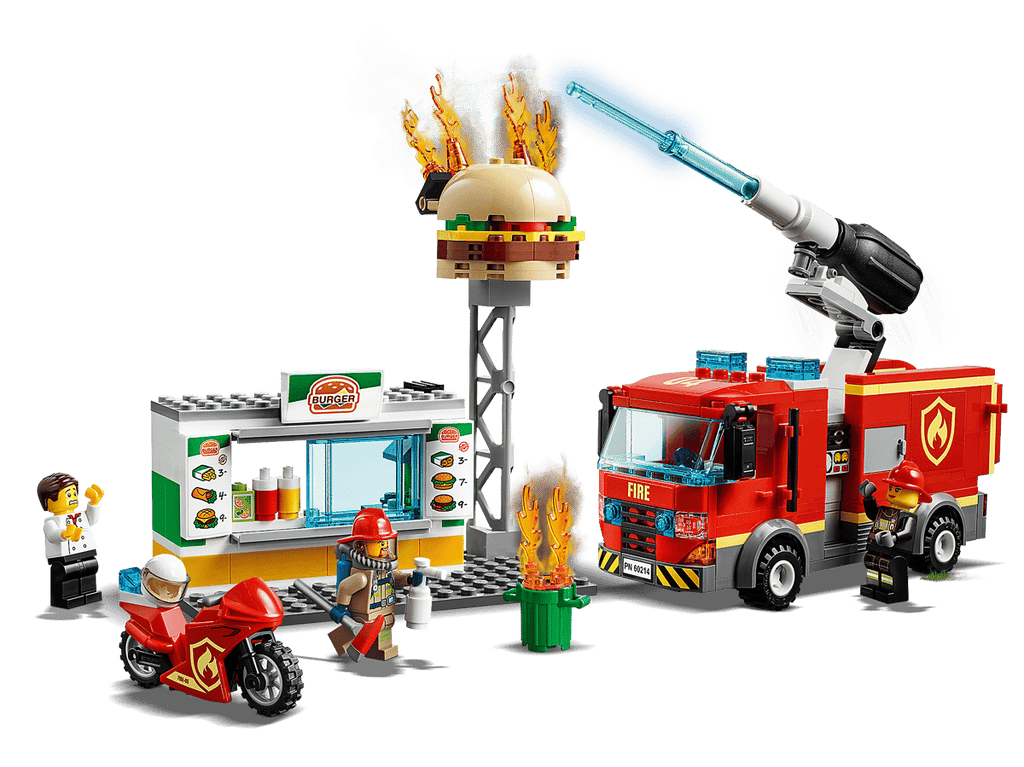 LEGO City Brand bij het hamburgerrestaurant - 60214