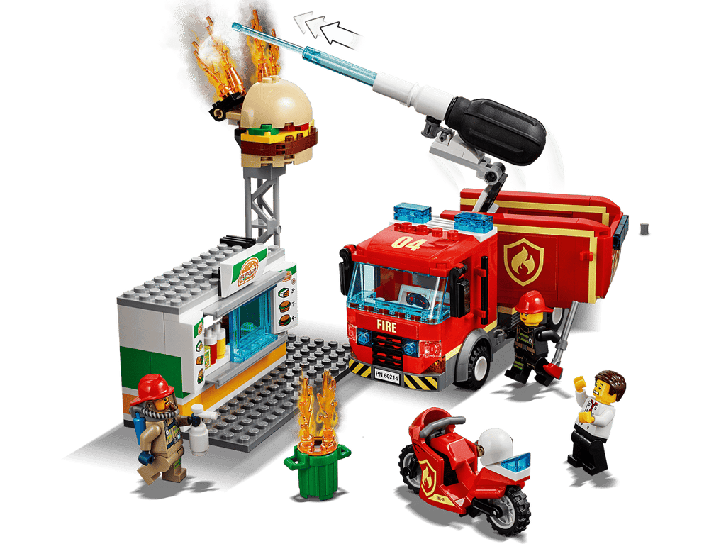 LEGO City Brand bij het hamburgerrestaurant - 60214