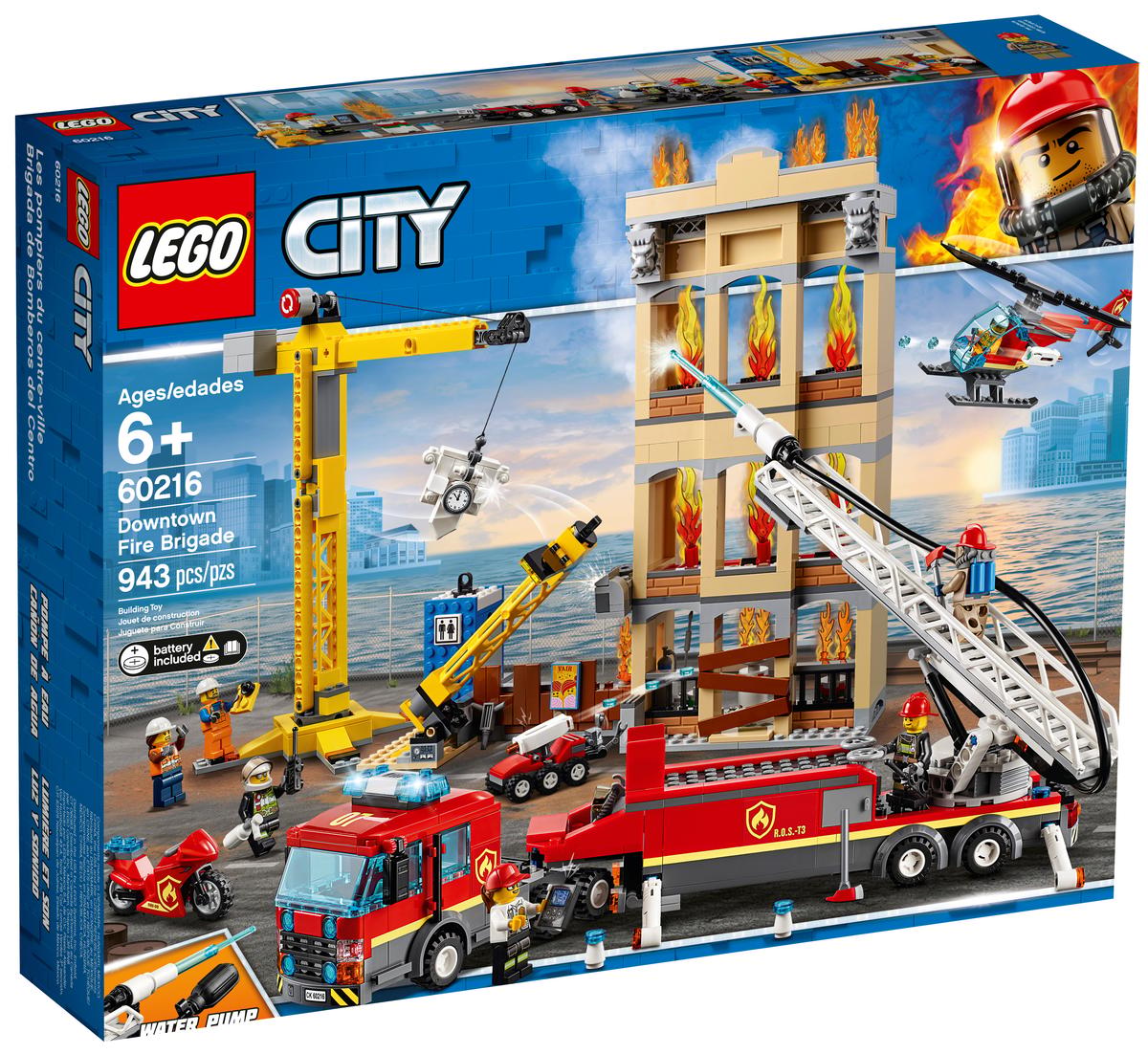 LEGO City Downtown Fire Brigade - 60216
