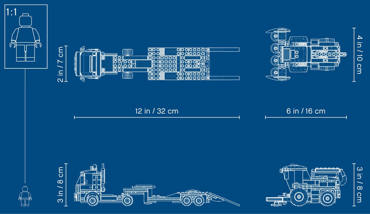 LEGO City Maaidorser transport - 60223