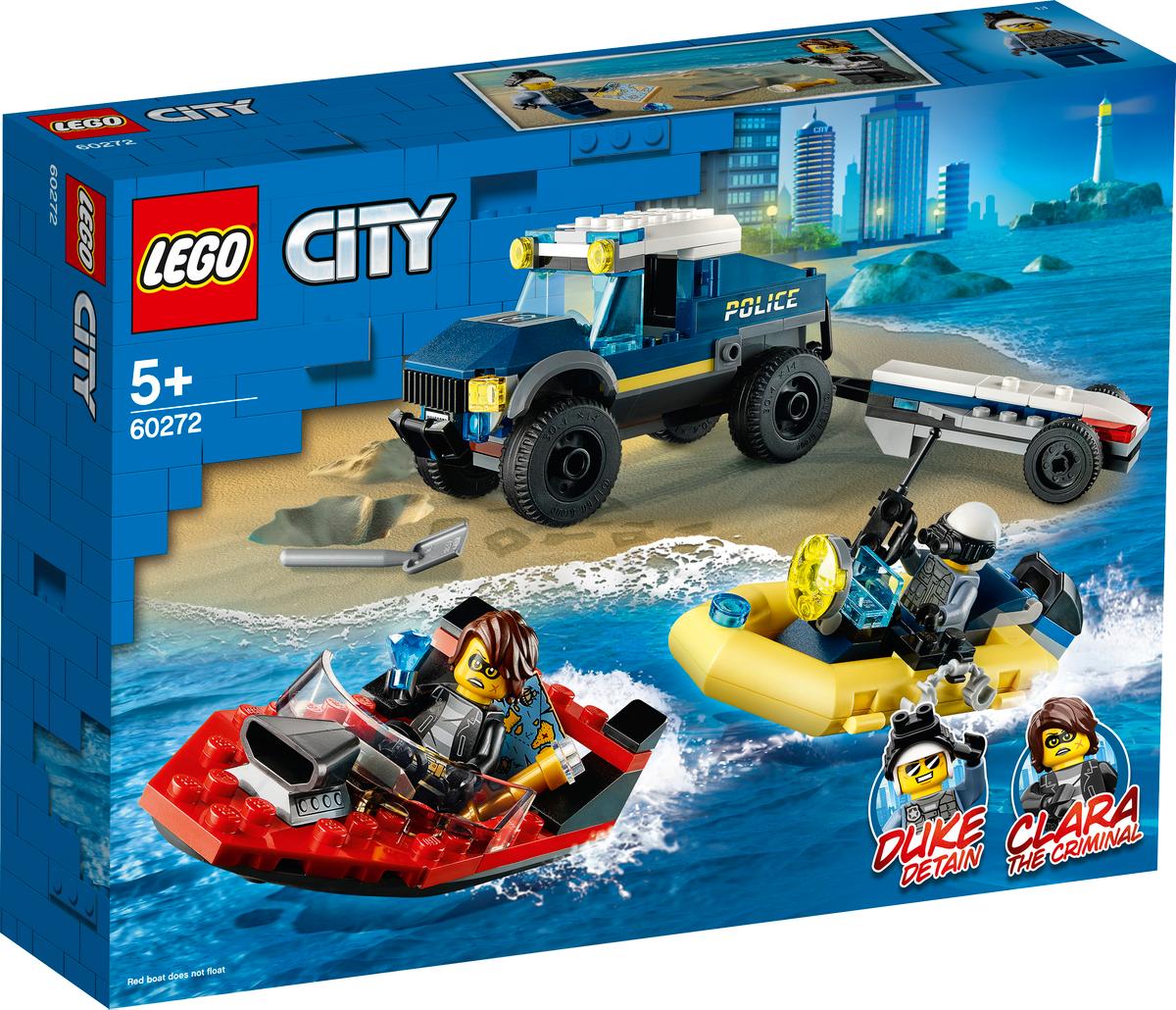 LEGO City Elite Politieboot Transport - 60272