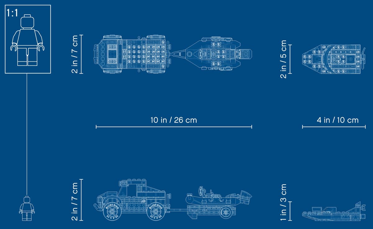 LEGO City Elite Politieboot Transport - 60272