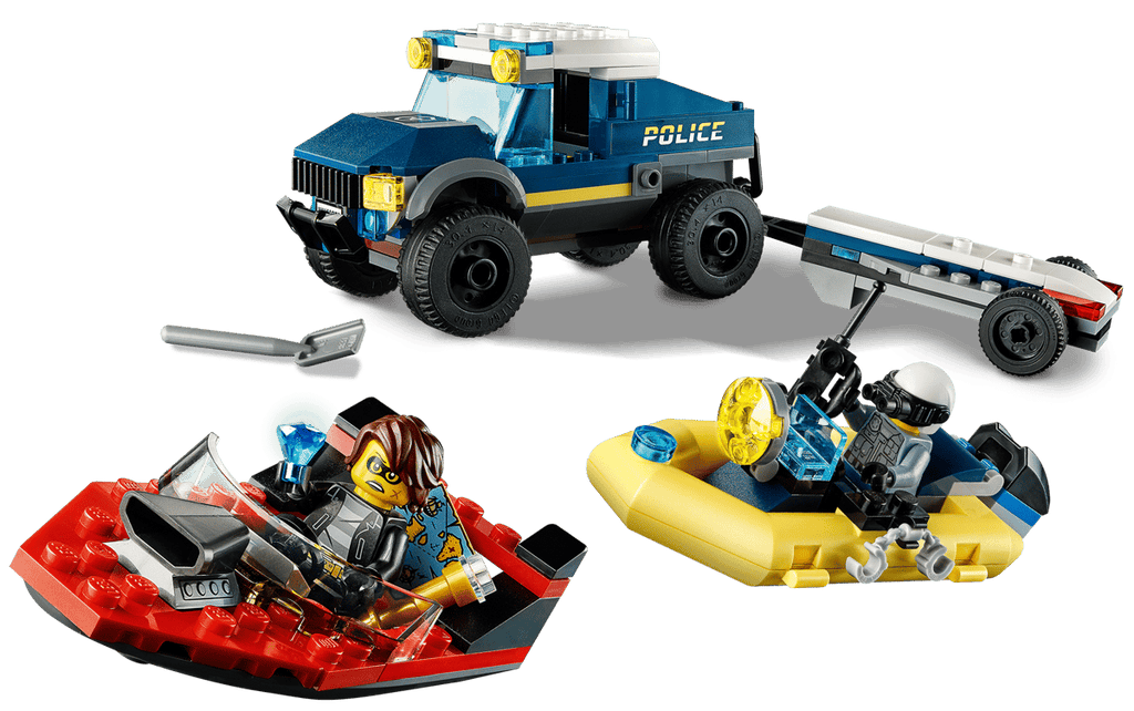 LEGO City Elite Politieboot Transport - 60272