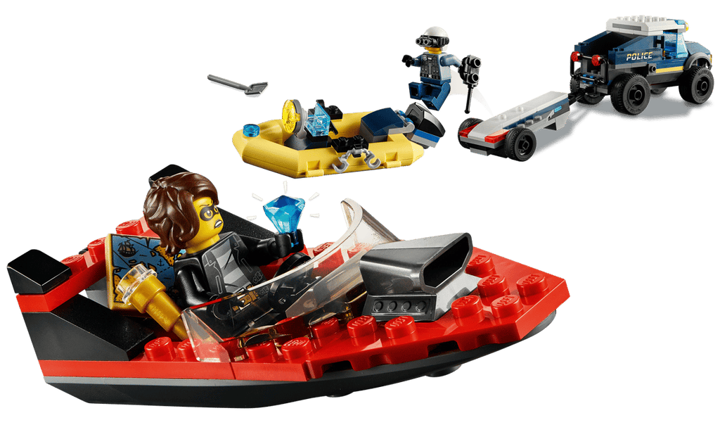 LEGO City Elite Politieboot Transport - 60272