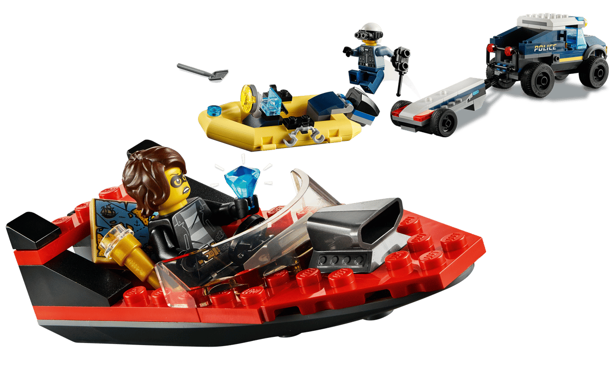 LEGO City Elite Politieboot Transport - 60272