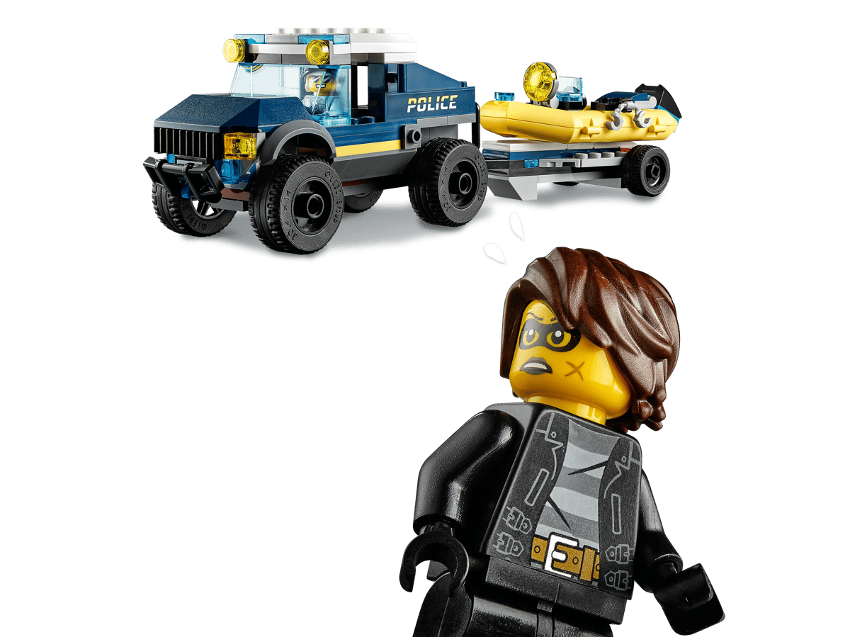 LEGO City Elite Politieboot Transport - 60272