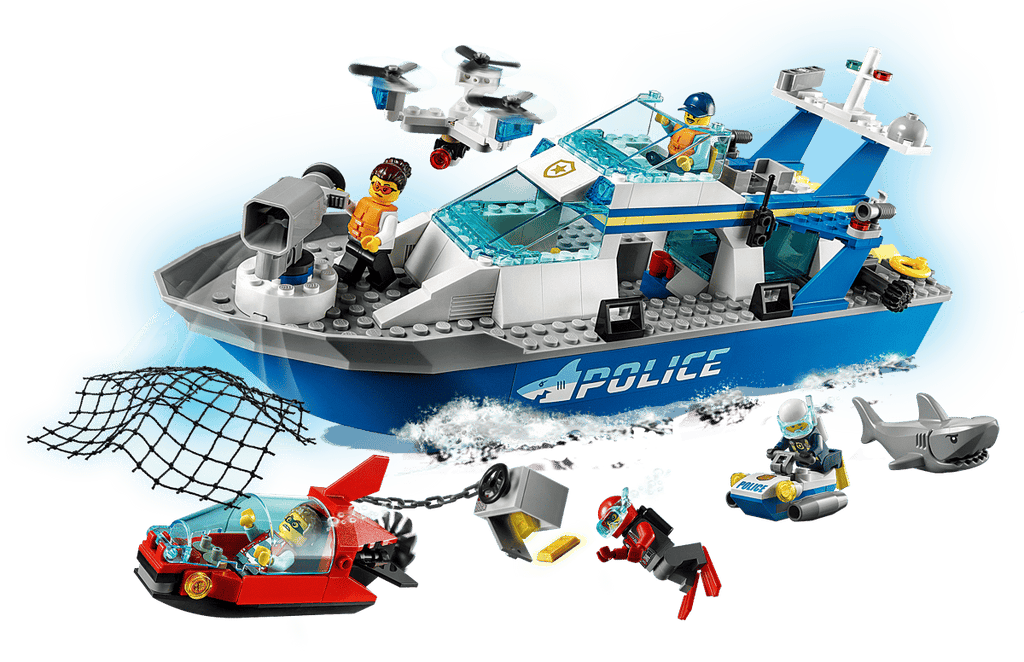 LEGO City Politie Patrouilleboot - 60277