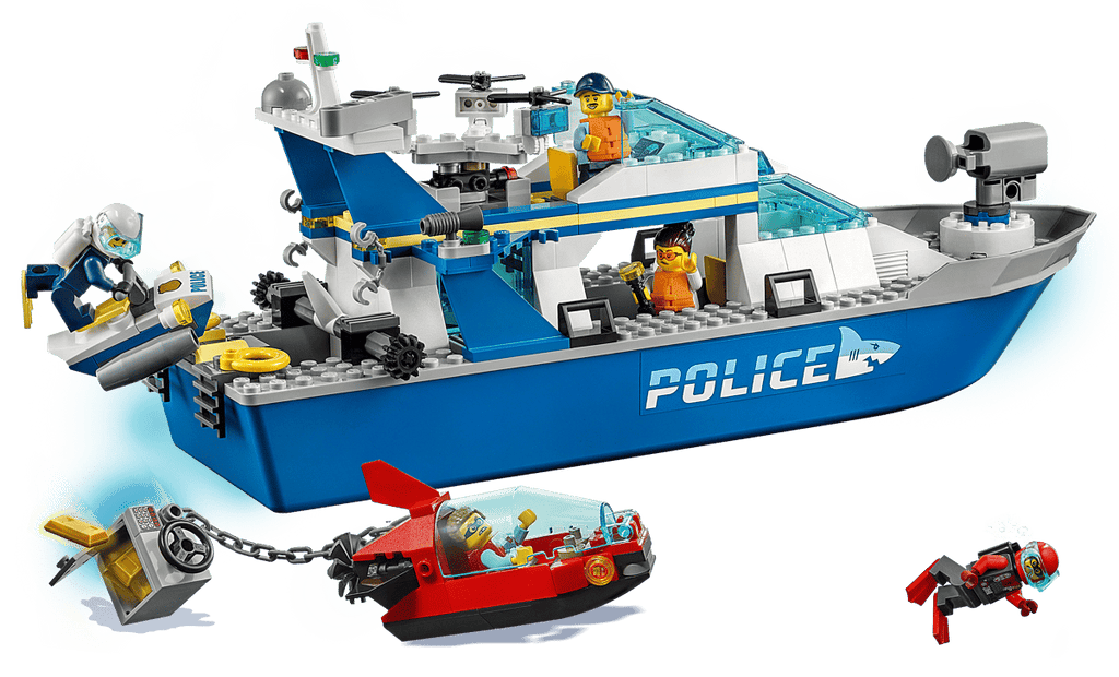 LEGO City Politie Patrouilleboot - 60277