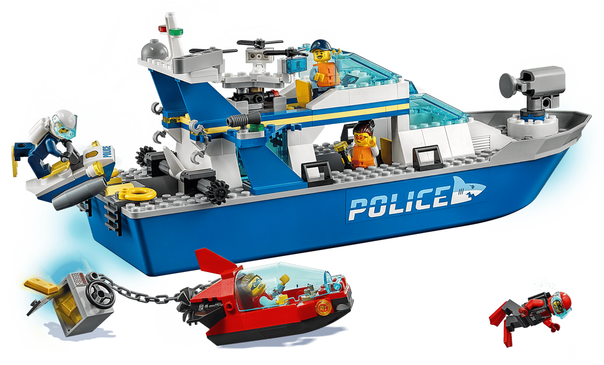 LEGO City Politie Patrouilleboot - 60277