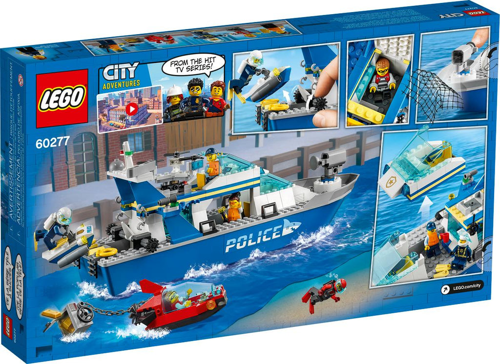 LEGO City Politie Patrouilleboot - 60277