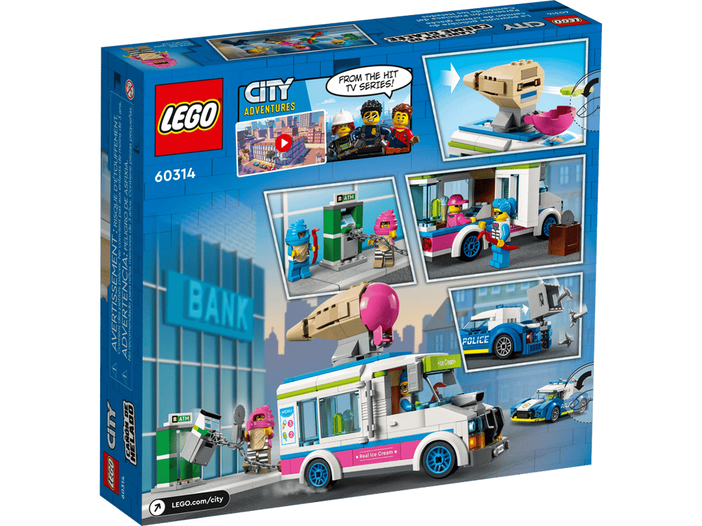 LEGO City IJswagen Politieachtervolging - 60314