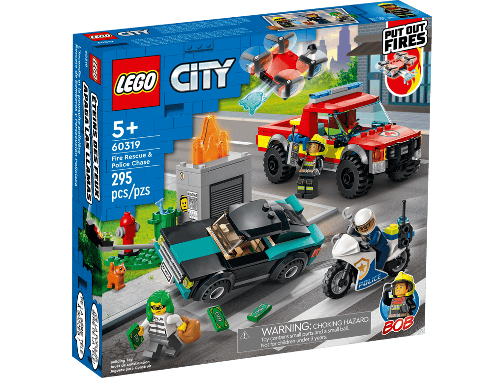 LEGO City Brandweer & Politie Achtervolging - 60319