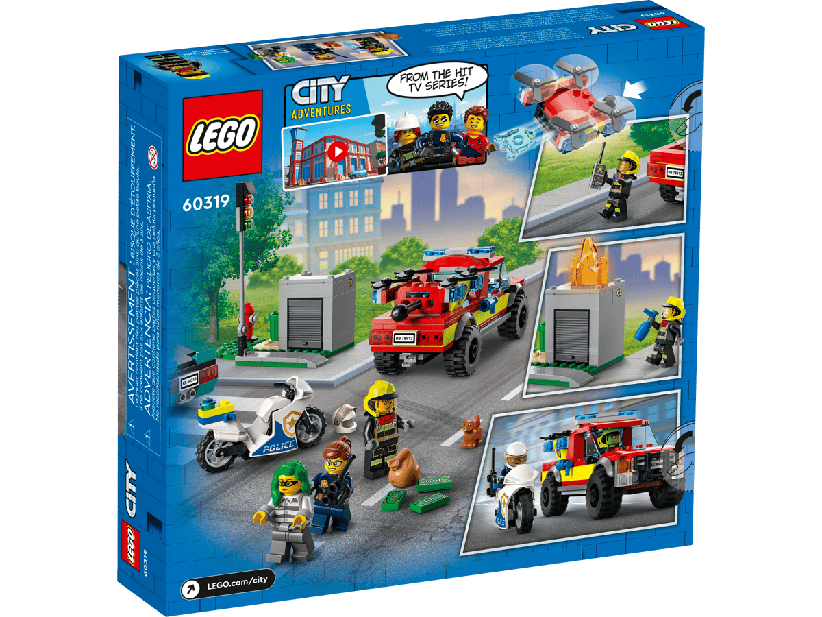 LEGO City Brandweer & Politie Achtervolging - 60319